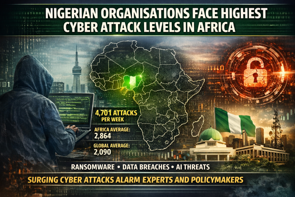 NIGERIAN ORGANISATIONS FACE HIGHEST CYBER ATTACK LEVELS IN AFRICA