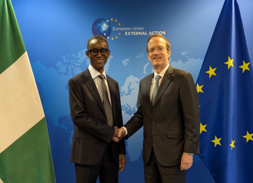 The European Union and Nigeria launch first Peace, Security and Defence Dialogue and agree to enhance collaboration. [eeas.europa](https://www.eeas.europa.eu/eeas/european-union-and-nigeria-launch-first-peace-security-and-defence-dialogue-and-agree-enhance_en)