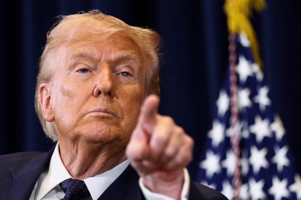 Donald Trump speaking on the US Israeli war on Iran and saying the conflict could end very soon