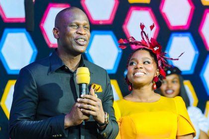 Barr. Morgan Ekanem speaking at a public event in Akwa Ibom State