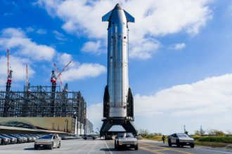 SpaceX Falcon 9 rocket launching Starlink satellites to expand satellite internet coverage across Africa and Nigeria