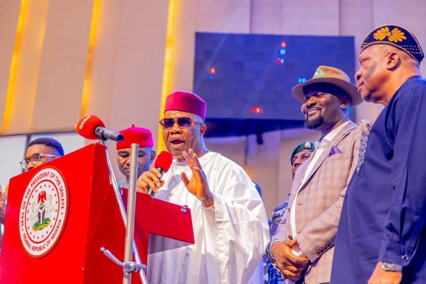 Akpabio Lauds Senator Osita Ngwu For Investment in Education.