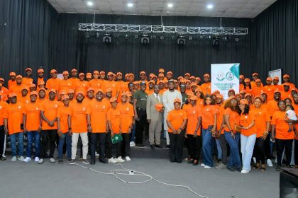 Rep Unyime Idem at the opening of digital marketing and e business training for 150 youths in Ukanafun and Oruk Anam, Akwa Ibom State