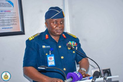 Nigerian Air Force officers at the Civilian Harm Mitigation Course inauguration in Abuja, focused on civilian protection during anti terrorism operations