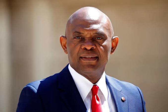Tony Elumelu speaking against a fake AI-generated crypto endorsement video