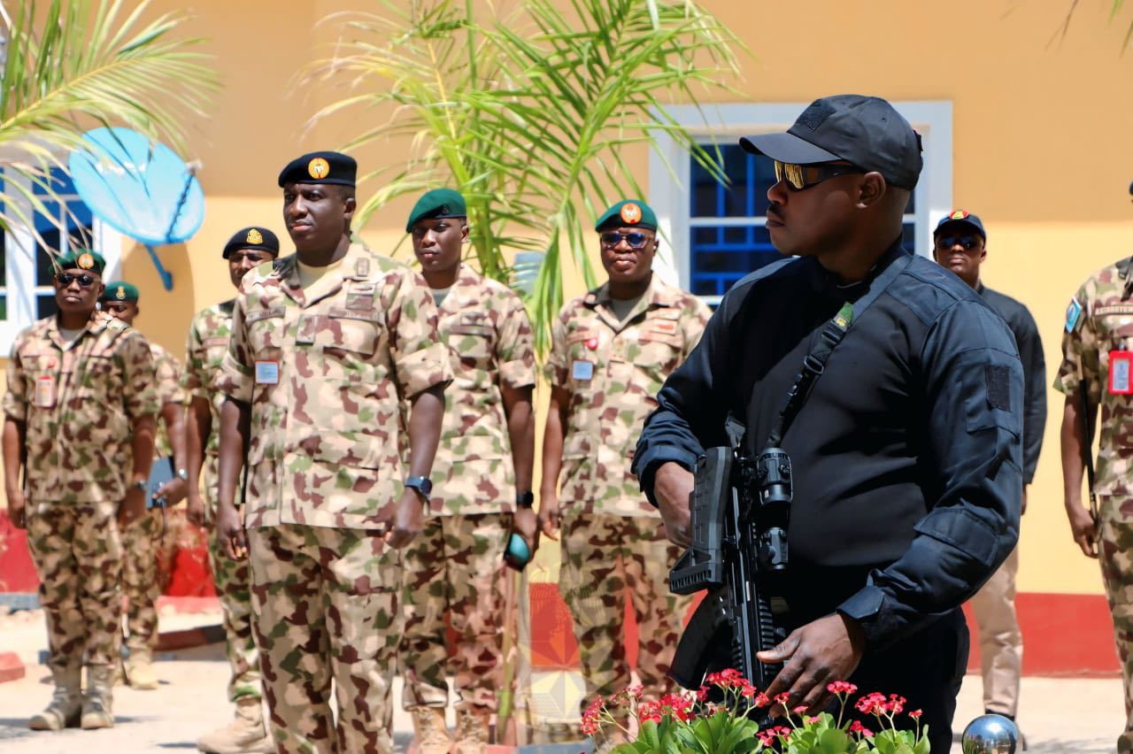 Nigerian soldiers during counter-insurgency operations in the North-East