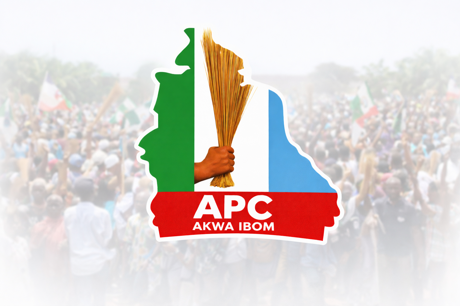 Akwa Ibom APC party logo symbolising post-congress unity and grassroots mobilisation in the state