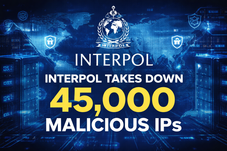 INTERPOL cybercrime operation targeting malicious IP addresses, phishing and ransomware infrastructure