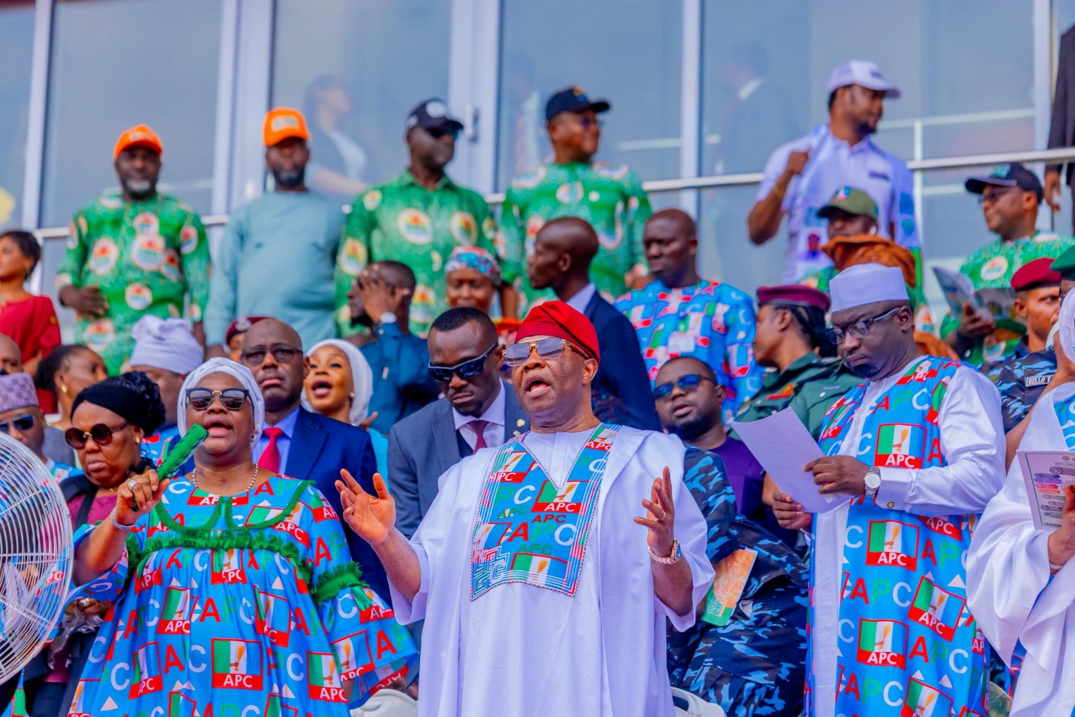 Akwa Ibom women at International Women’s Day rally in Uyo endorsing Bola Tinubu, Godswill Akpabio and Umo Eno