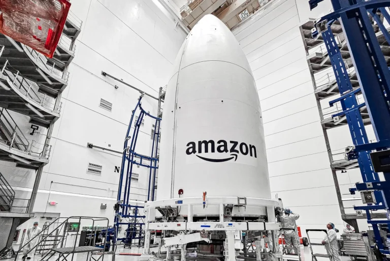 Satellite internet dishes and digital connectivity concept illustrating Nigeria’s approval of Kuiper, BeetleSat and Satelio services.