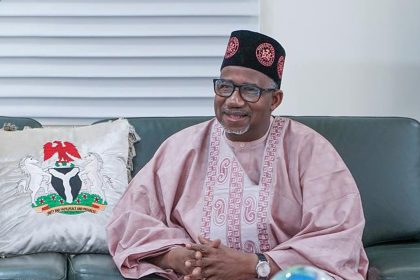 Bauchi State Governor Bala Mohammed amid reports of possible defection from PDP to APC