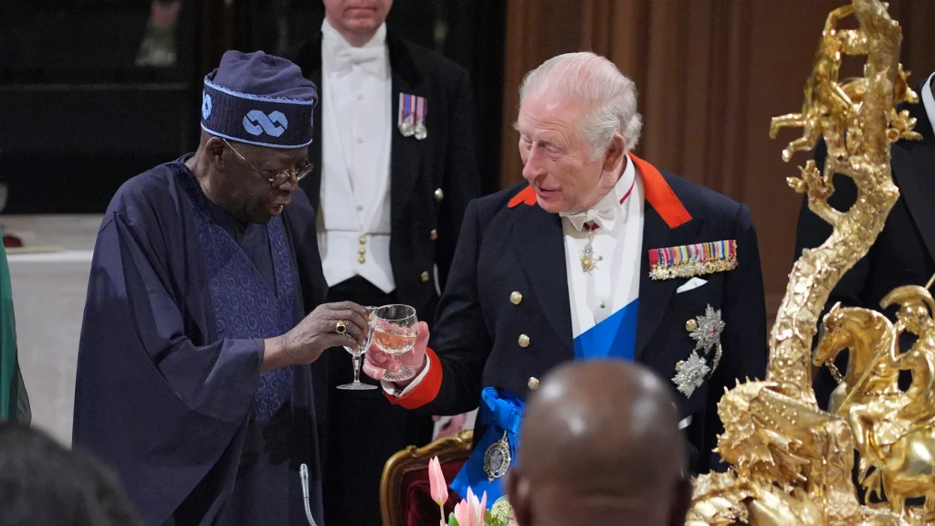 Tinubu reaffirms Nigeria-UK ties at Windsor Castle banquet