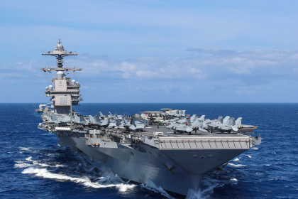 USS Gerald R. Ford at sea