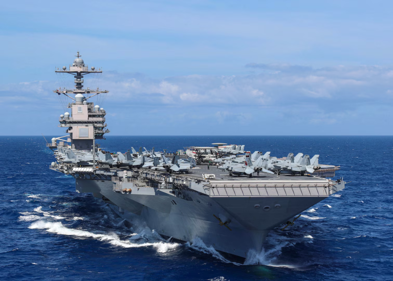 USS Gerald R. Ford at sea