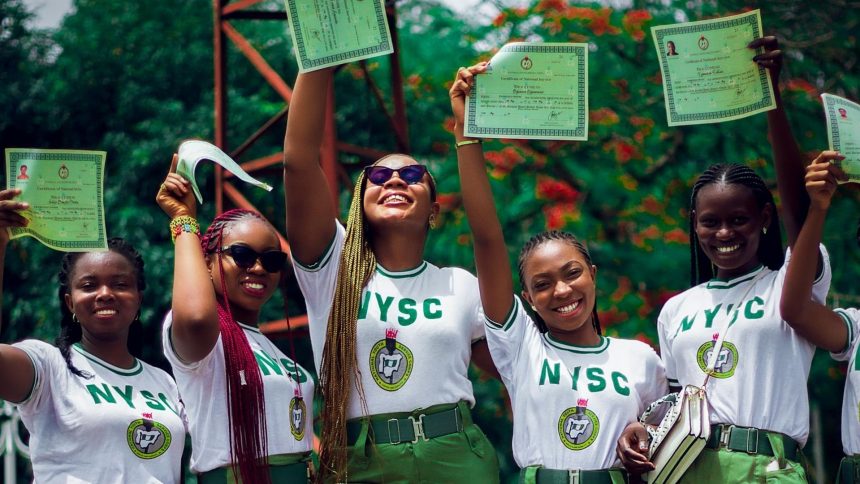 NYSC members during service as parents urge the Federal Government to protect corps members amid rising insecurity in Nigeria