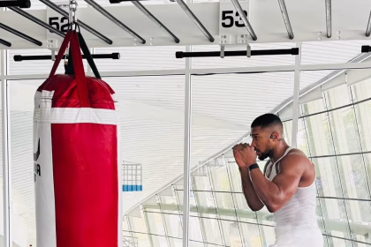 Anthony Joshua shares images from his current training camp, but has not disclosed his next move.