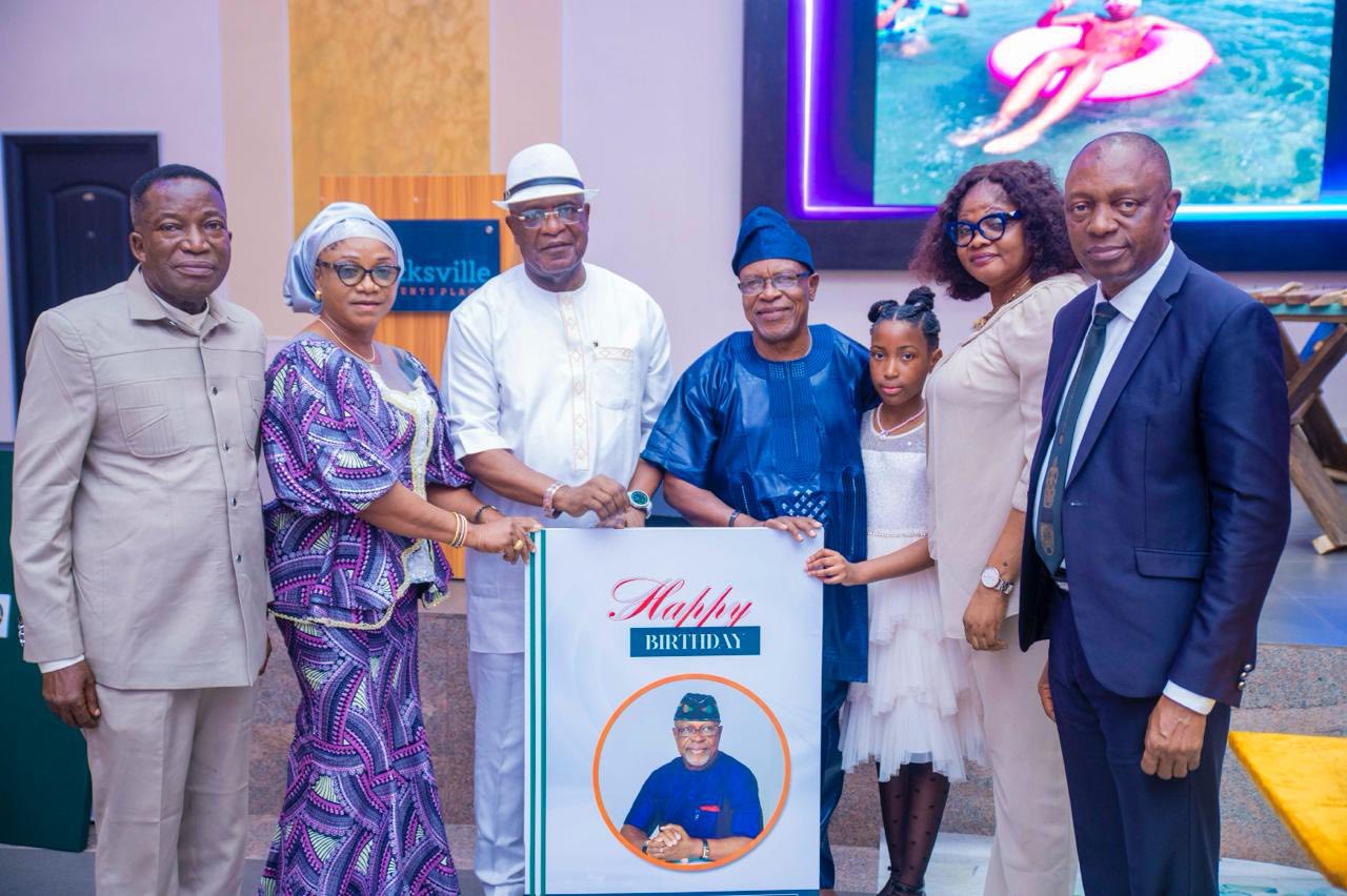 FUTIA Pro-Chancellor Dr Emaeyak Ukpong at his 70th birthday public lecture and book presentation in Uyo