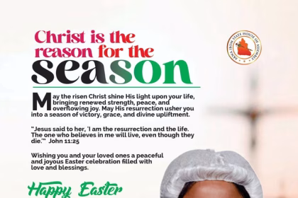 The Clerk of the Akwa Ibom State House of Assembly, Mrs. Nsikak-Abasi N. Orok, has extended Easter greetings to Christians, highlighting the resurrection of Christ as a symbol of hope, peace, and renewed life.