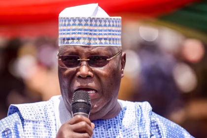 Atiku Abubakar speaking on support for ADC presidential candidate ahead of 2027 election