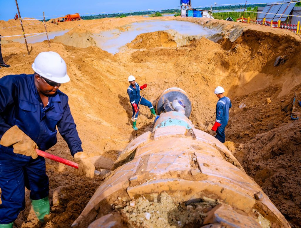 NNPC Limited announces completion of the River Niger crossing section of the OB3 Gas Pipeline