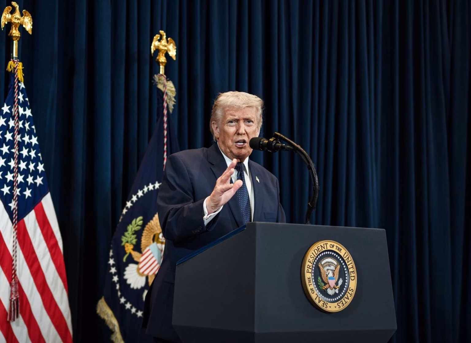 US President Donald Trump issuing a deadline warning to Iran over a possible deal and threats to bridges and power plants