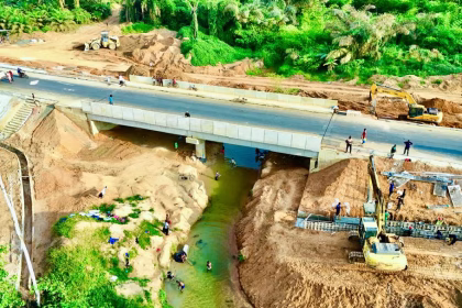 Governor Umo Eno announcing N123.5 billion funding for road projects in Akwa Ibom State
