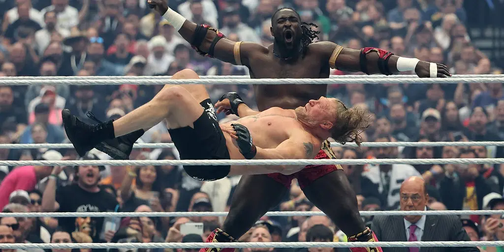 Oba Femi defeats Brock Lesnar at WrestleMania 42