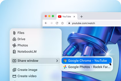 Google Gemini running as a native app on a Mac desktop