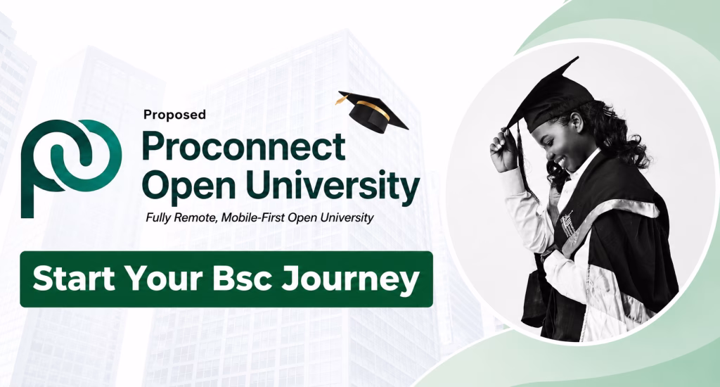 Proposed Proconnect Open University affordable education banner