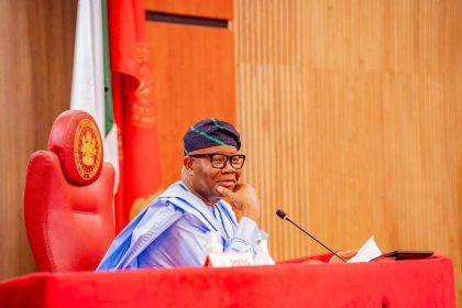 Gideon Uwa congratulates Senate President Godswill Akpabio on his 2027 Akwa Ibom North West Senate candidacy
