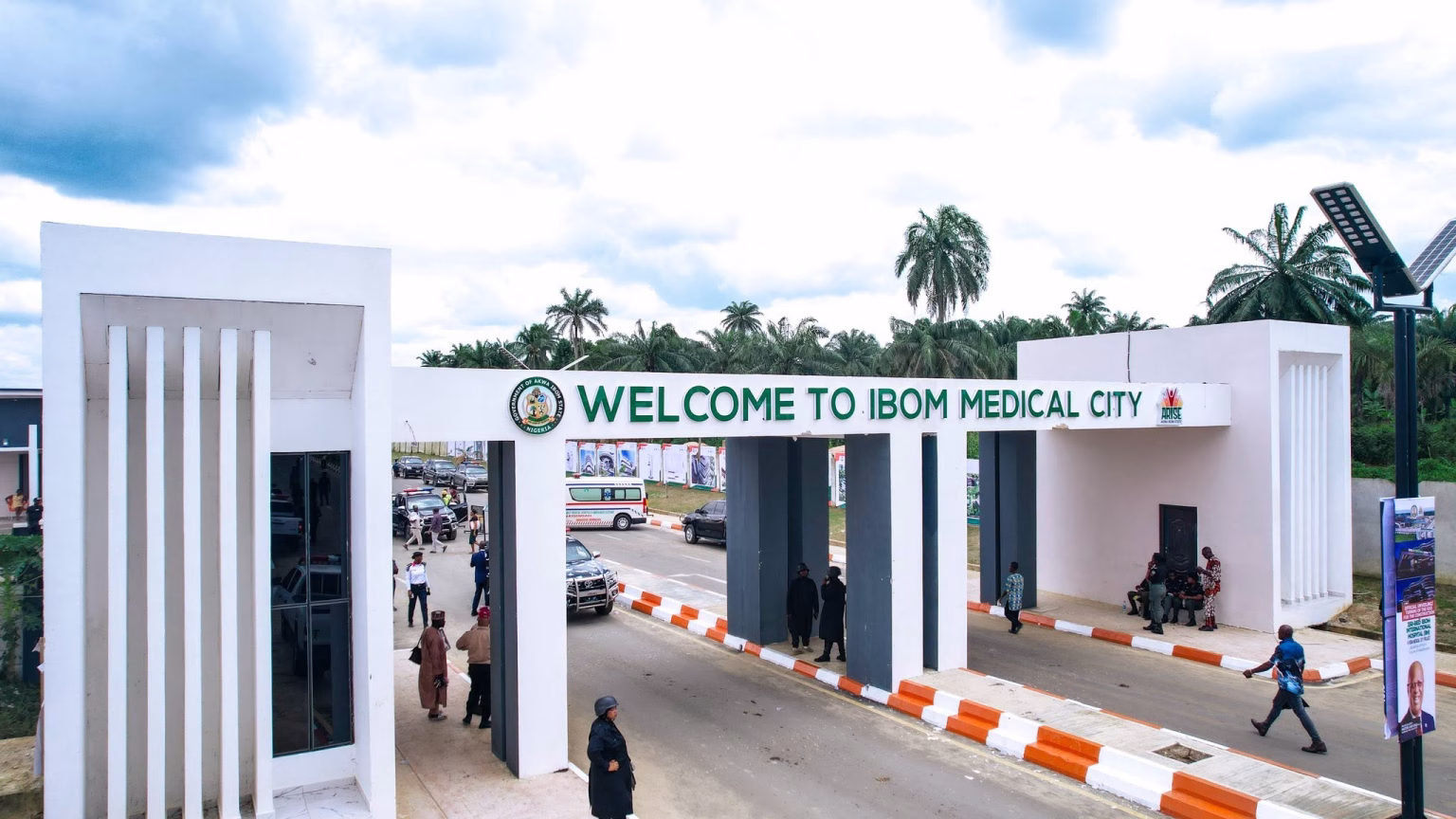 Ibom Medical Corridor showing the proposed international hospital, medical facilities and supporting infrastructure in Akwa Ibom State