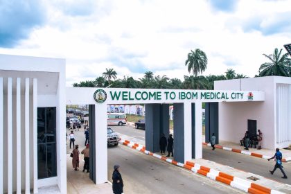 Ibom Medical Corridor showing the proposed international hospital, medical facilities and supporting infrastructure in Akwa Ibom State