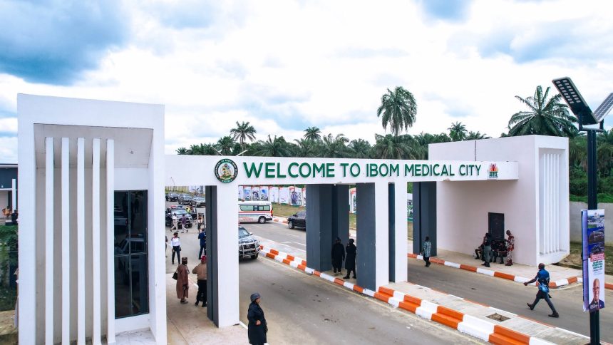 Ibom Medical Corridor showing the proposed international hospital, medical facilities and supporting infrastructure in Akwa Ibom State